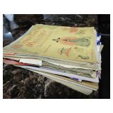 Large Lot of Vintage Sheet Music