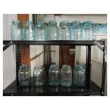 Old Blue / Aqua Ball and Atlas Fruit / Canning