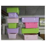10 Storage Tubs / 4 Large / 6 Small