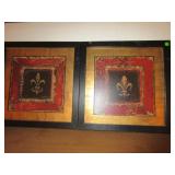 Pair of Fluer De lis Pictures