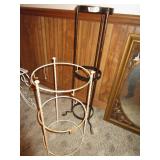 2 iron plant stands