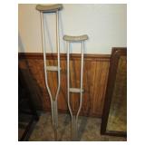 Adjustable Height Crutches