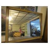 Large ornate framed mirror