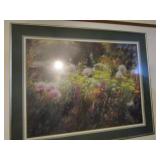 Large Floral Print Picture