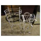 2- Iron Plant stands / Holders
