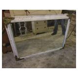 Large ornate framed mirror