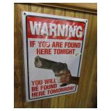 New Metal Sign 16.5" x 12" If you are found here