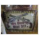 New Metal Sign 16.5" x 12" We Don