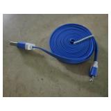 6 Foot Long iPhone 5 / 6 Cable  Blue