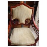 Carved Wood Rocking Chair