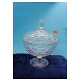 Clear Lidded Compote