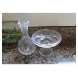 Footed Bowl and Vase