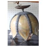 Slag Glass Pendant Light