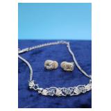 Necklace and  Earrings