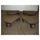 Heavy Duty Vehicle Dollies 25x19x6 Inches