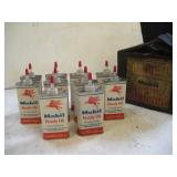 Vintage Mobil Handy Oil  10/4oz Cans
