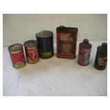 Vintage Advertising Metal Cans