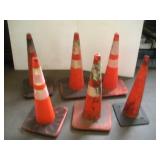 6 Construction Cones
