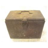 Vintage Metal Cooler  16x9x12 Inches