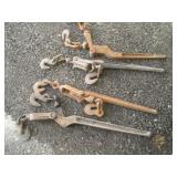 (4) Chain Binders  30 Inches Long