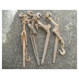 (4) Chain Binders  24 Inches Long