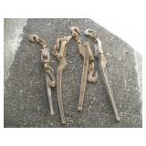 (4) Chain Binders  30 Inches Long