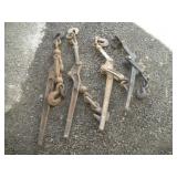 (4) Chain Binders  30 Inches Long