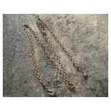 16ft Tow Chain W/2 Hooks   Link - 1 1/4 x 1 3/4