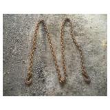 12ft Tow Chain   Link  1 1/4 x 1 3/4