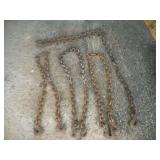 (5) Tow Chains  Longest - 6ft