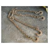 4/4ft Lead Crane Rigging   Link 2 1/4 x 3