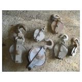 Large Pulleys  Largest - 24 Inches Tall