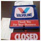 Vavoline Open Closed Door/ Window Sign