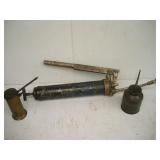 Oil Cans and Grease Gun