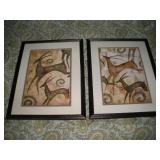 2 Framed Prints, 17x13