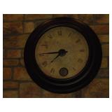 Metal Wall Clock, 30 inches, Battery Operated