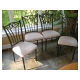 4 Metal Side Chairs