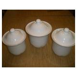 Pfalzgraff Ceramic Canister Set, Tallest 10