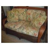Benchcraft Wicker Loveseat, 56 inch Length