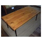 Pine Top Coffee Table, 24x48x17