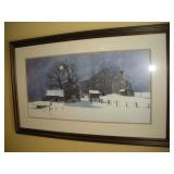 Framed Print, Hill Top Farm, 27x43