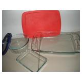 Pyrex Casseroles and Bowl