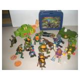 Teenage Mutant Ninja Turtles Figures, Lunch Box