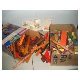 Lincoln Logs and Tinker Toys