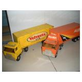 Erytl Velveeta and Allied Metal Tractor Trailers
