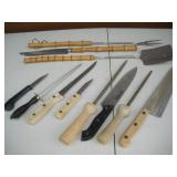 Knives, Sharpeners and BBQ Set