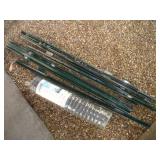 4 ft. Metal Fence Stakes, Cage Wire-2ft.x15ft.