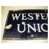 Western Reserve Porclian Sign Double Sided