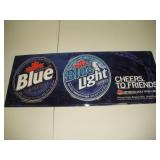 LABATT Tin Beer Sign 25 x 11