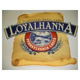 Loyalhanna Tin Beer Sign
